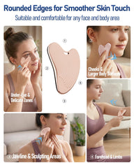 Yeamon metal lymphatic roller balls provide smooth rolling and contour definition.