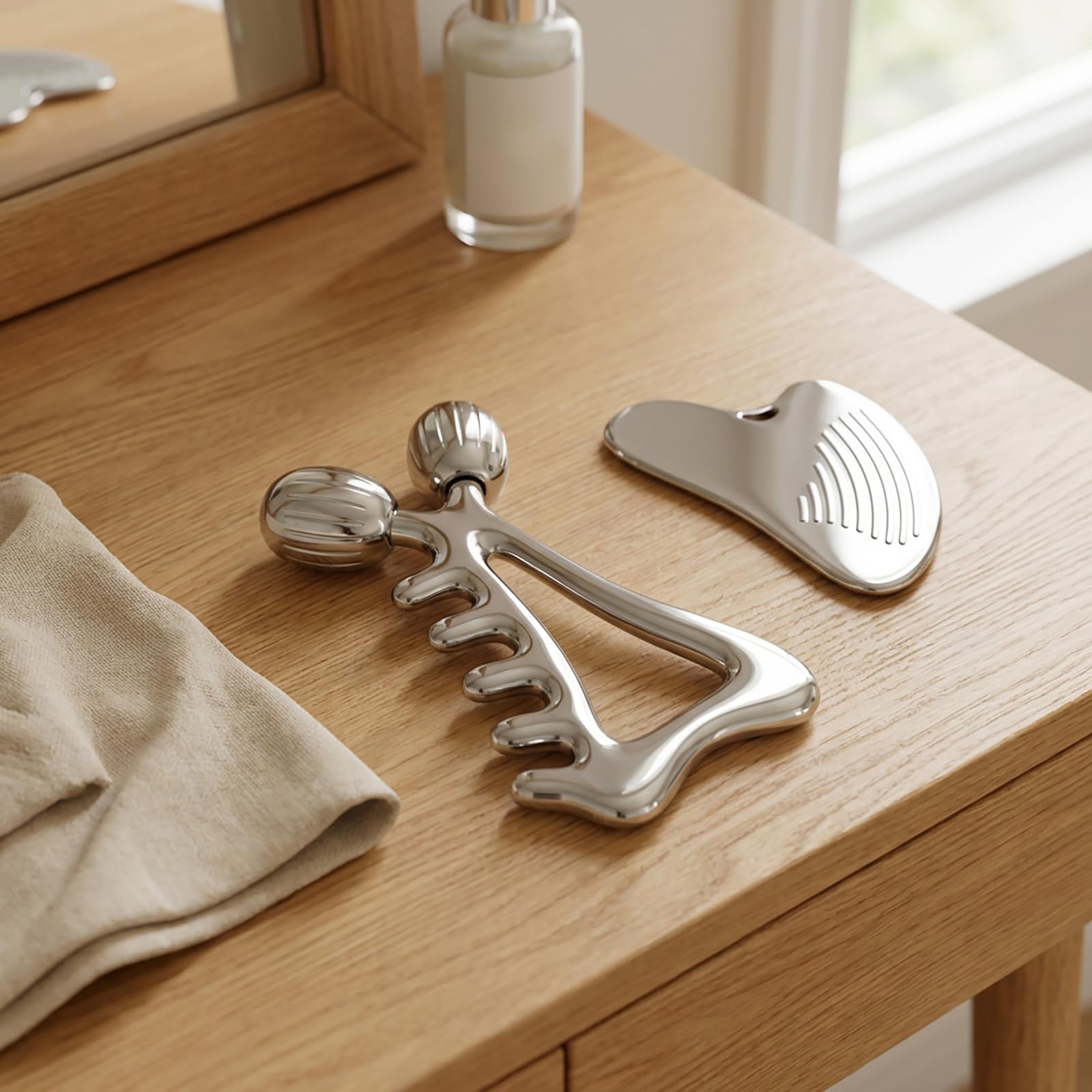 Yeamon compact two-piece set is ideal for travel and on-the-go routines.
