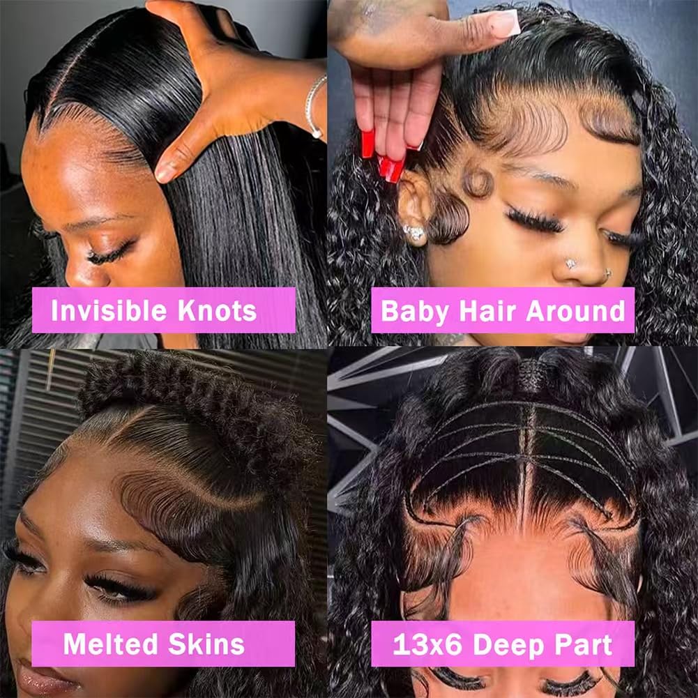 YEAONWHV human-hair wig cap with adjustable straps for a secure, comfortable fit.