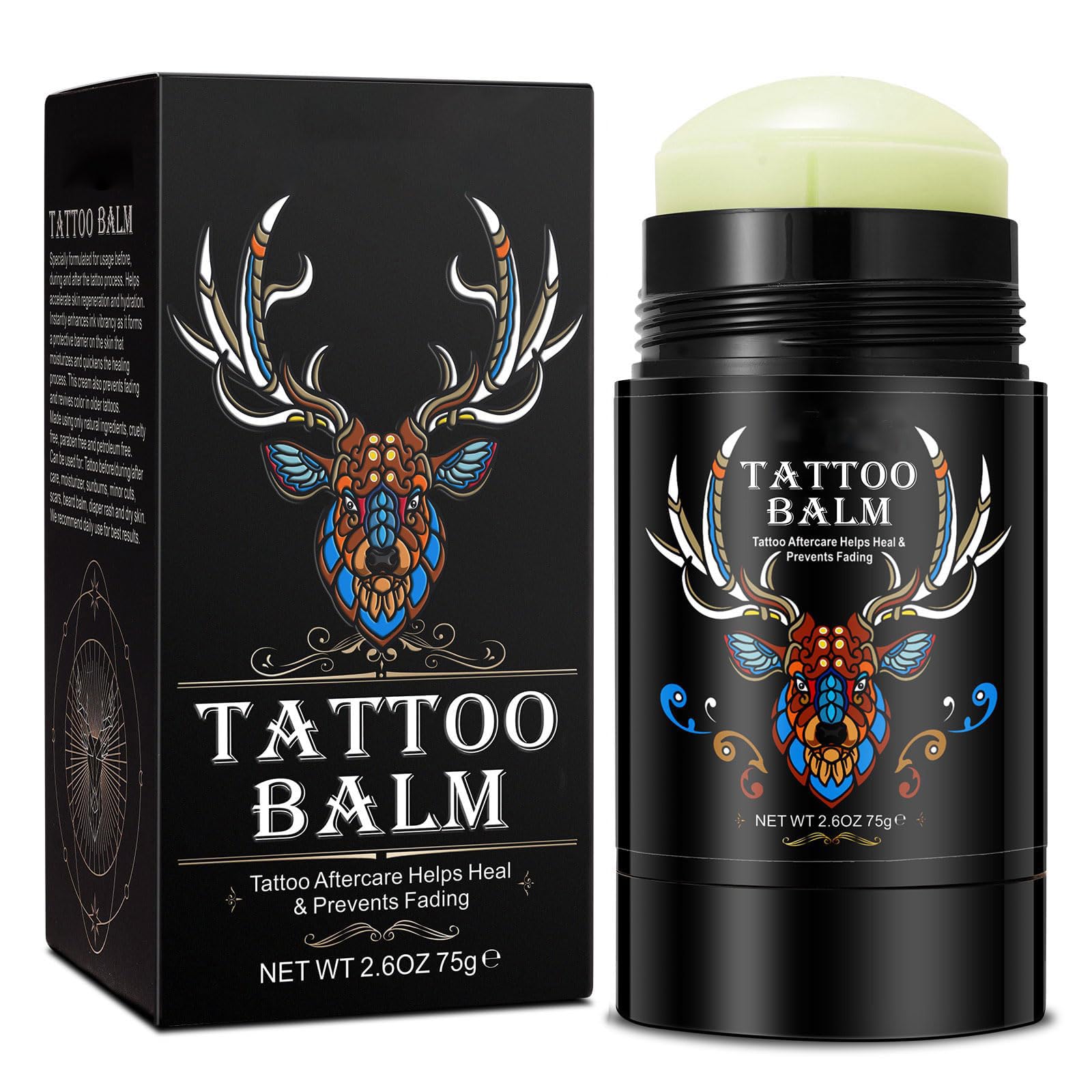 Yecuce Tattoo Balm tube application for easy, mess-free care.