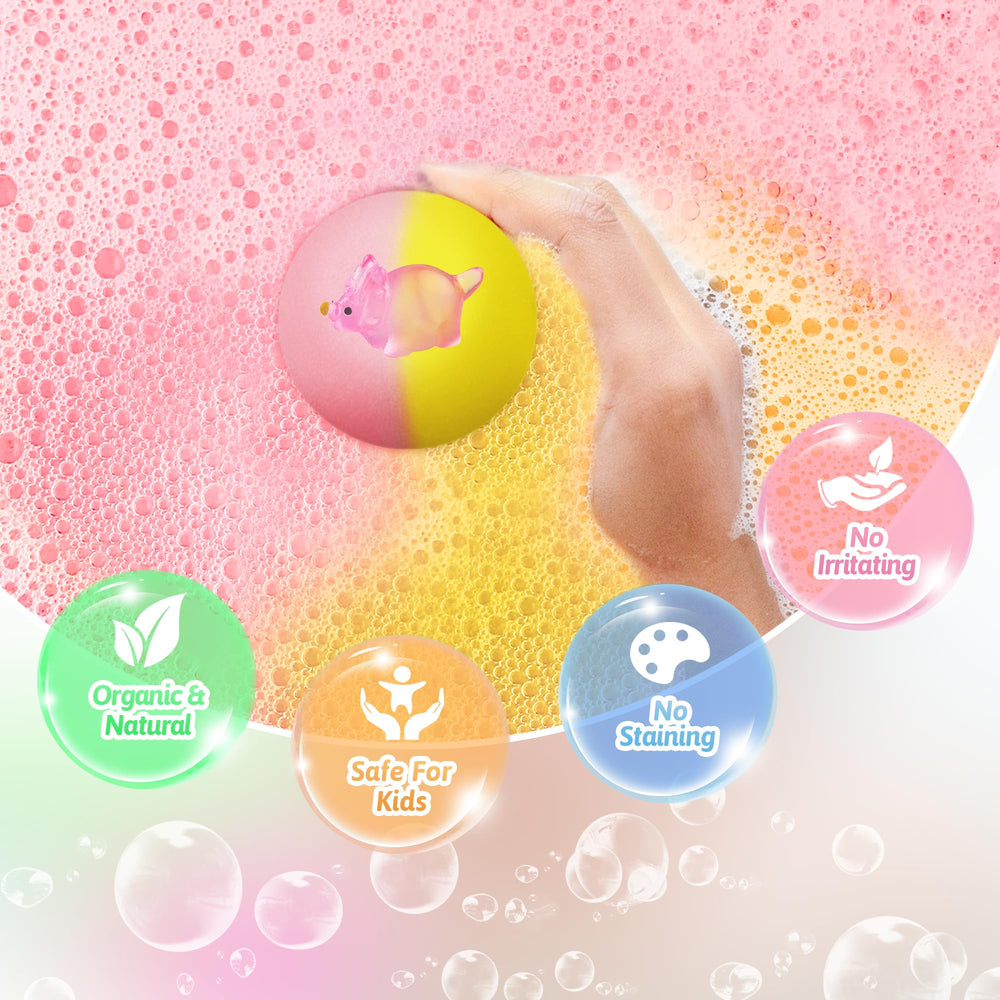 Yekery bath bombs offer 10 scents and 20 colors for sensory exploration