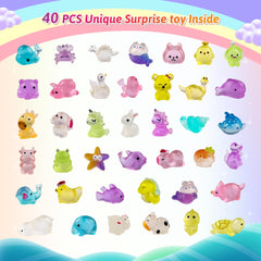 Yekery dino bath bomb inside creates a bath-time treasure hunt