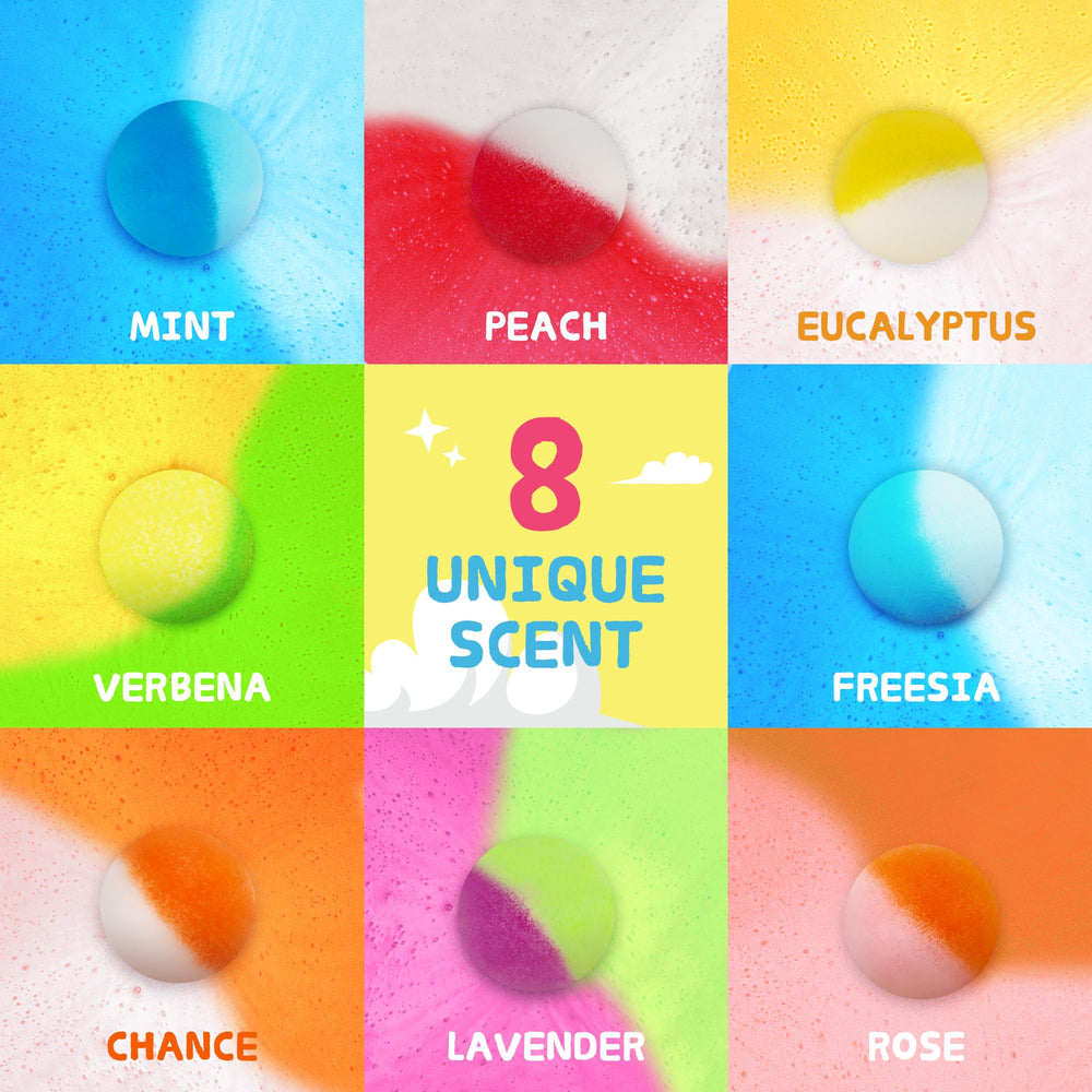 Yekery 30 piece set delivers rich foam and eight scent options for variety