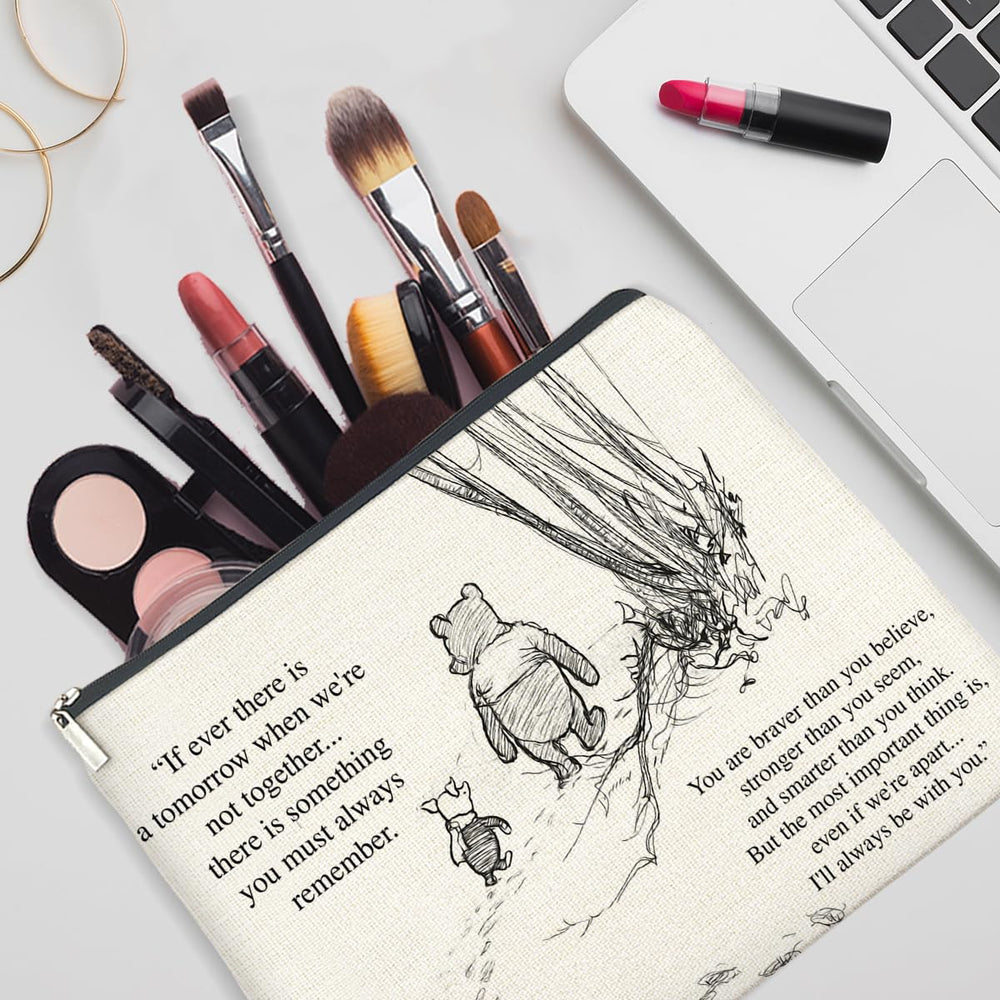 YeleY Pooh Bear interior layout accommodates cosmetics and small items