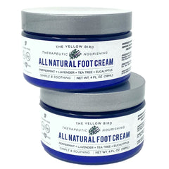 Yellow Bird Foot Cream 2-Pack Bundle for daily foot care