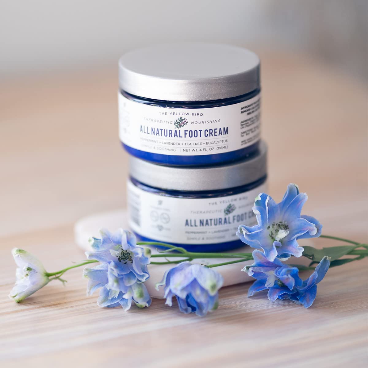 Yellow Bird Foot Cream helps reduce foot odor