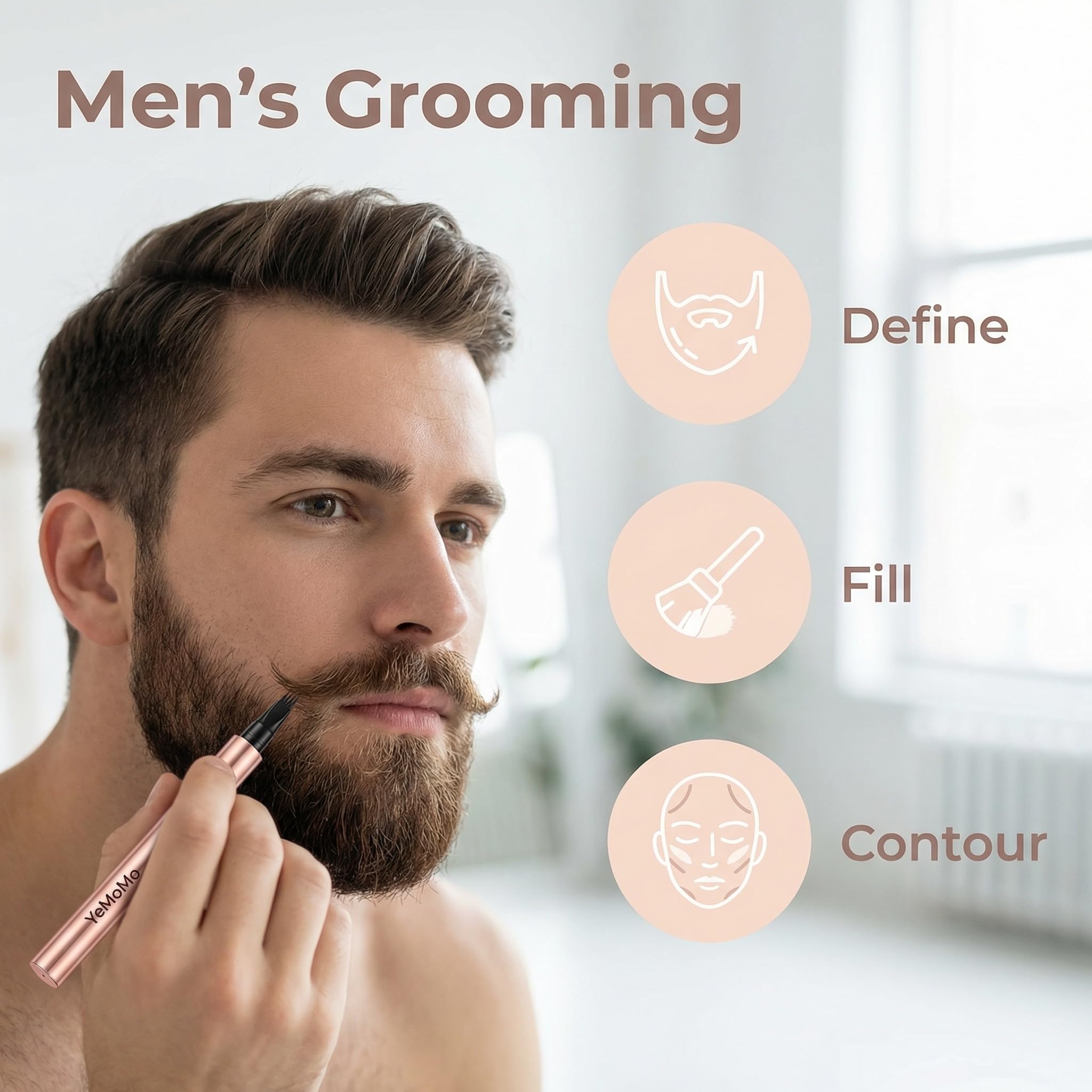 YeMoMo waterproof formula helps brows stay defined throughout activities.