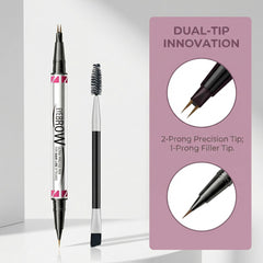 YeMoMo waterproof formula keeps brows in place all day.