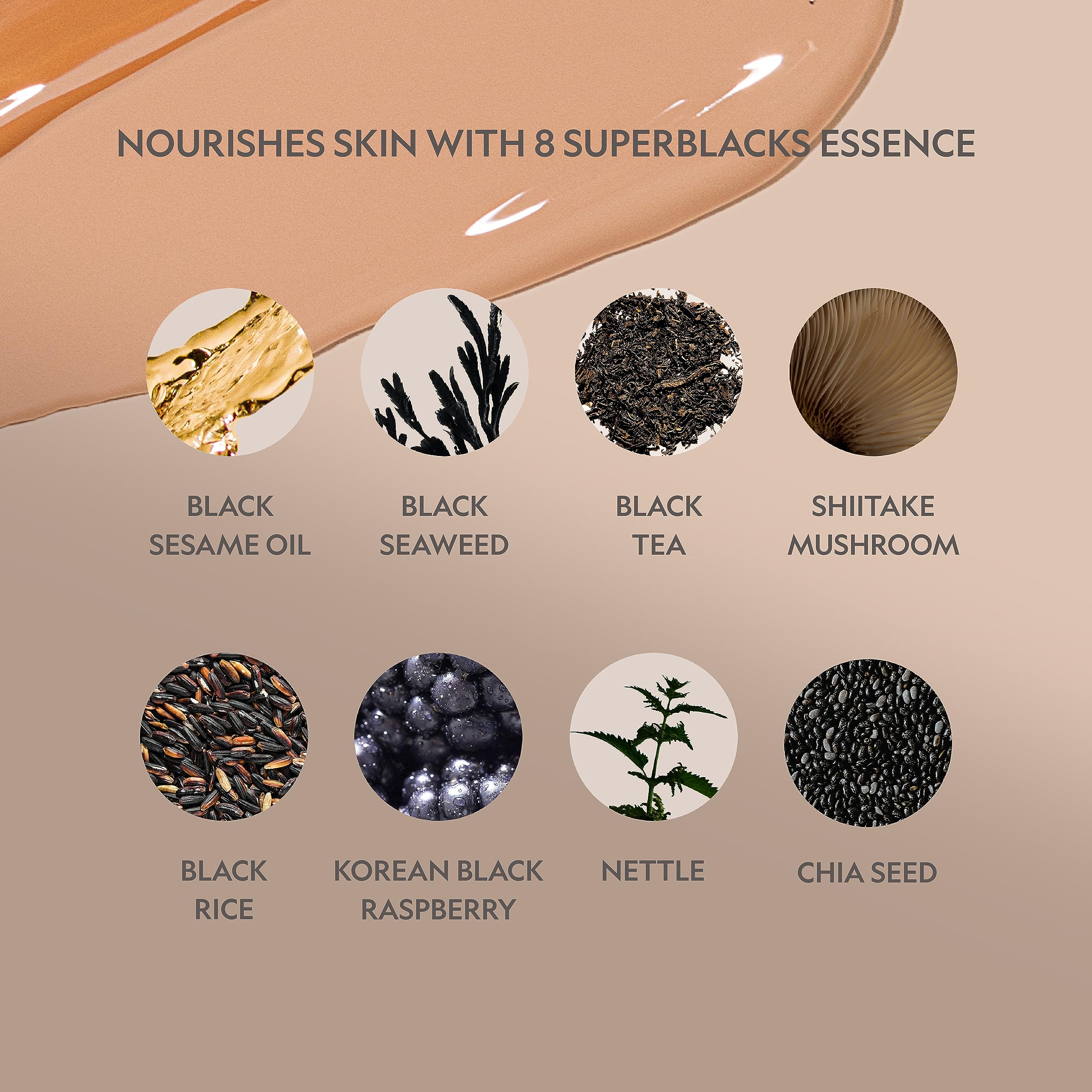 YENSA blending tool used with serum foundation for even blend.
