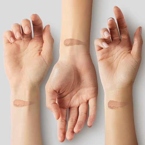 YENSA serum foundation peptides closeup highlights skin-nourishing peptide blend