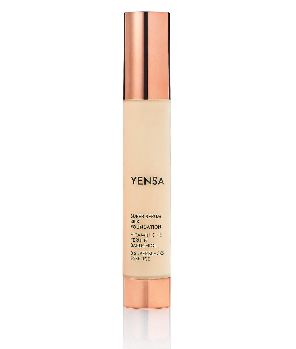 YENSA Serum Foundation Super Silk Bottle — lightweight hydration with full-coverage finish.