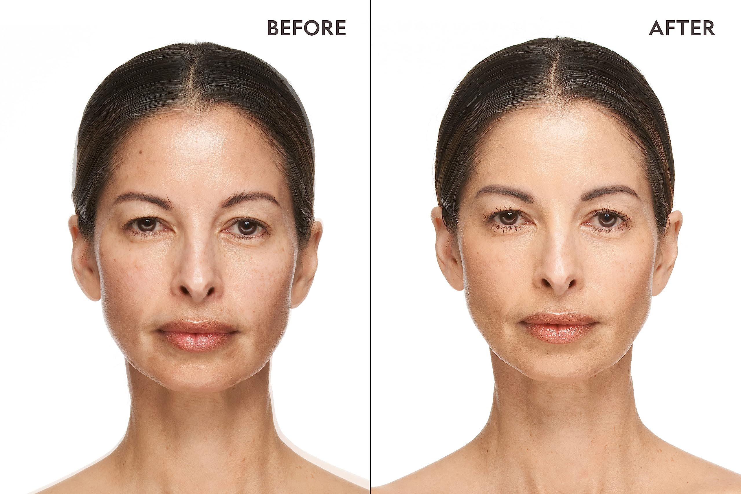 YENSA Medium Warm swatch reveals seamless color correction and hydration