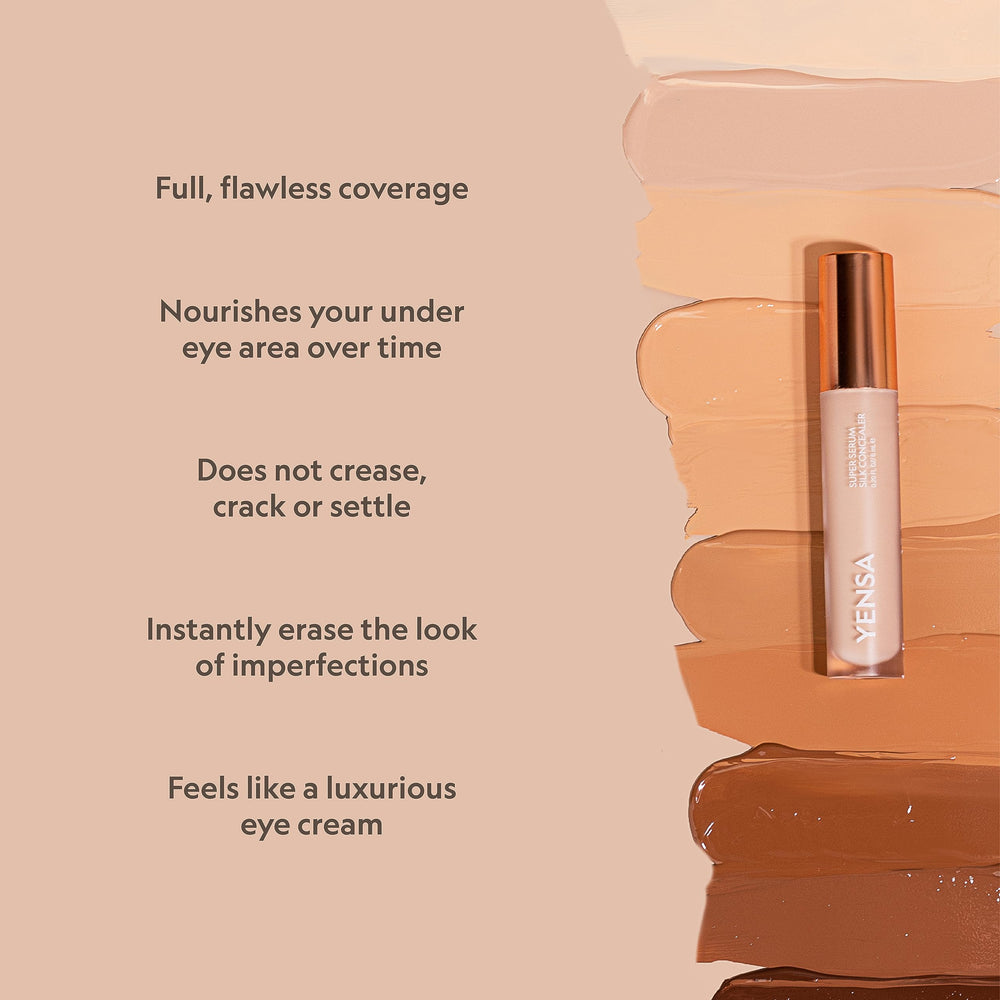 YENSA Serum Silk Concealer fits into the morning ritual for effortless layering.