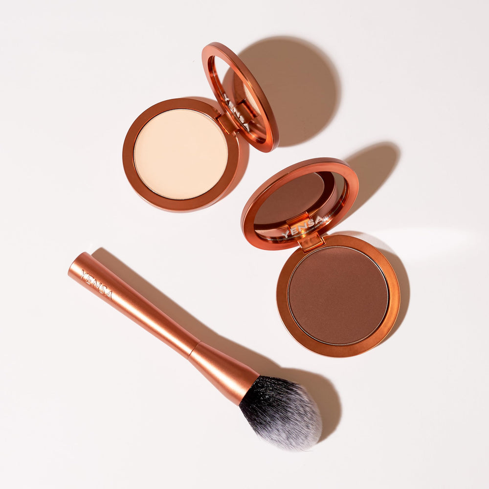YENSA tan-1 shade displayed for daily, natural-looking makeup.