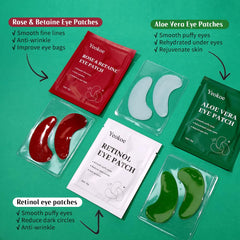 Yeokoe aloe vera eye patch under eye area soothes and hydrates.