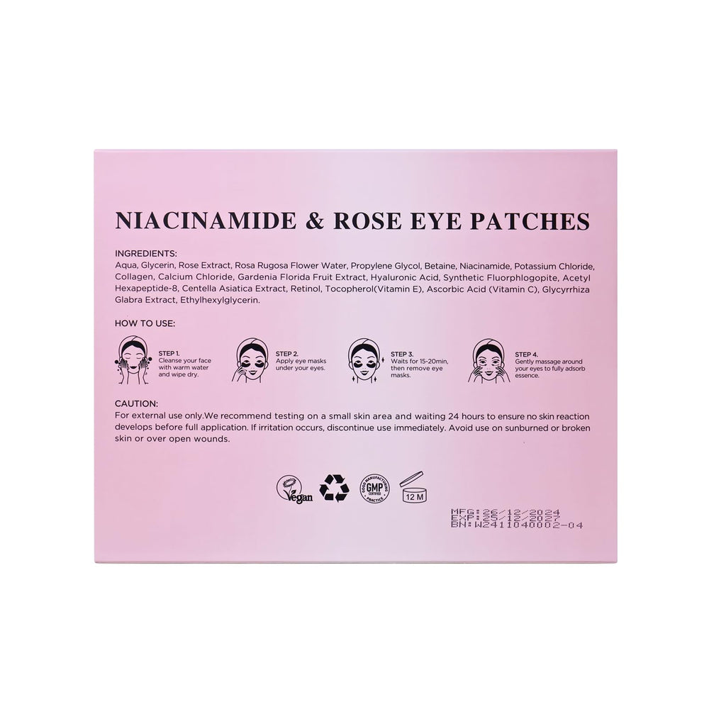 Yeokoe daily skincare with under-eye patches shown in routine scene.