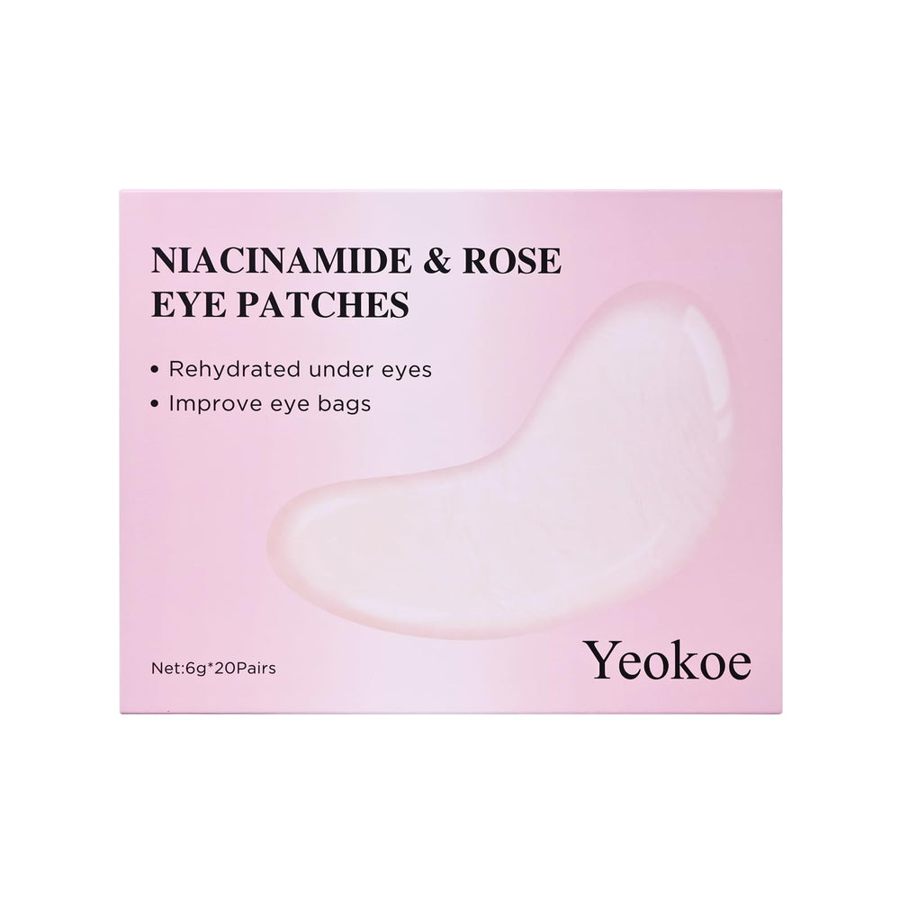 Yeokoe rose serum on patch close-up ready for absorption.