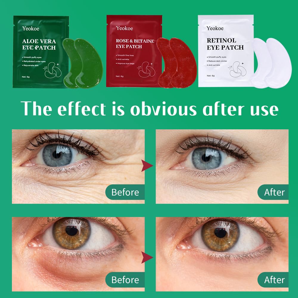 Yeokoe individually packaged eye patches for clean, travel-ready skincare.