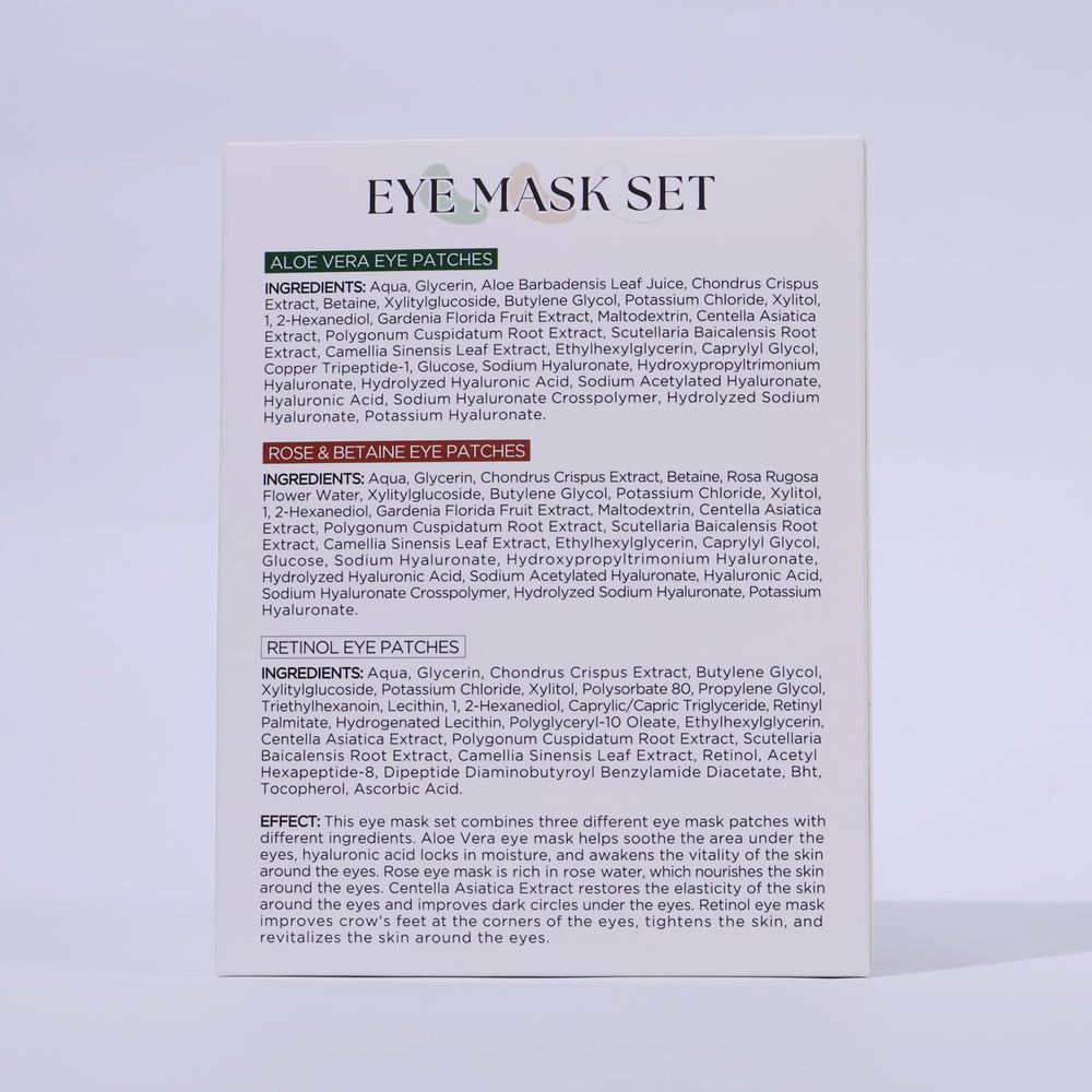 Yeokoe travel-friendly eye patches suit busy, on-the-go skincare.