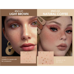 YEOSMINE Freckle Pen natural coffee shade matches warm skin tones.