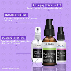 YEOUTH balancing facial toner bottle for fresh, alcohol-free prep.