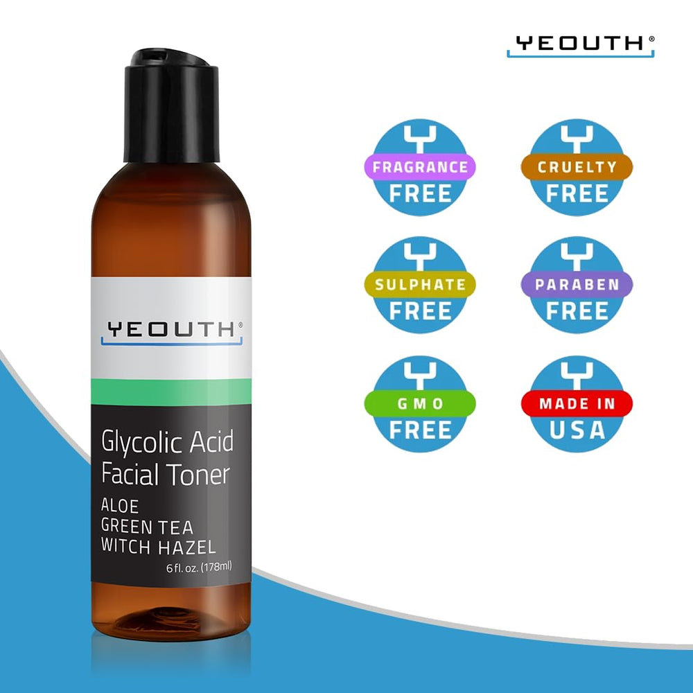 YEOUTH daily skincare routine step – toner ready to prime for serums.