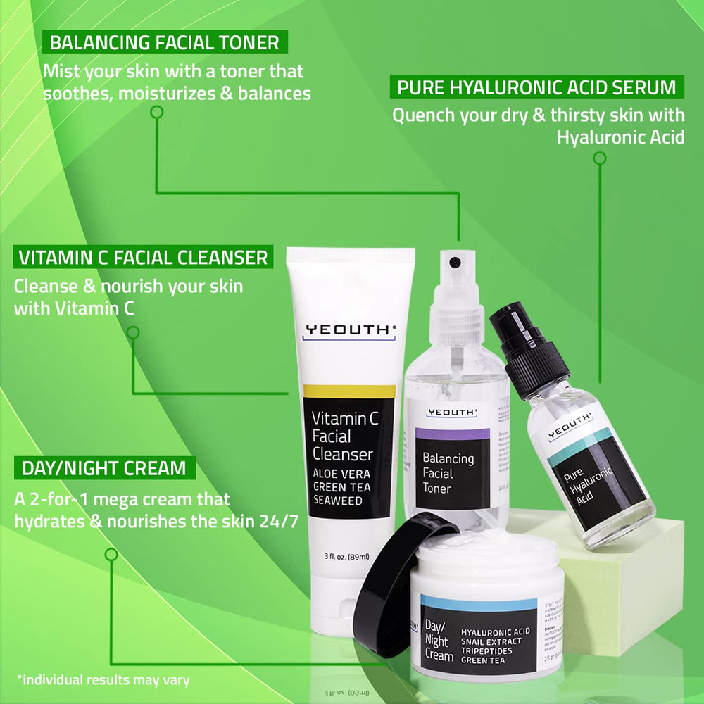 YEOUTH day/night moisturizer jar for teen skin hydration.