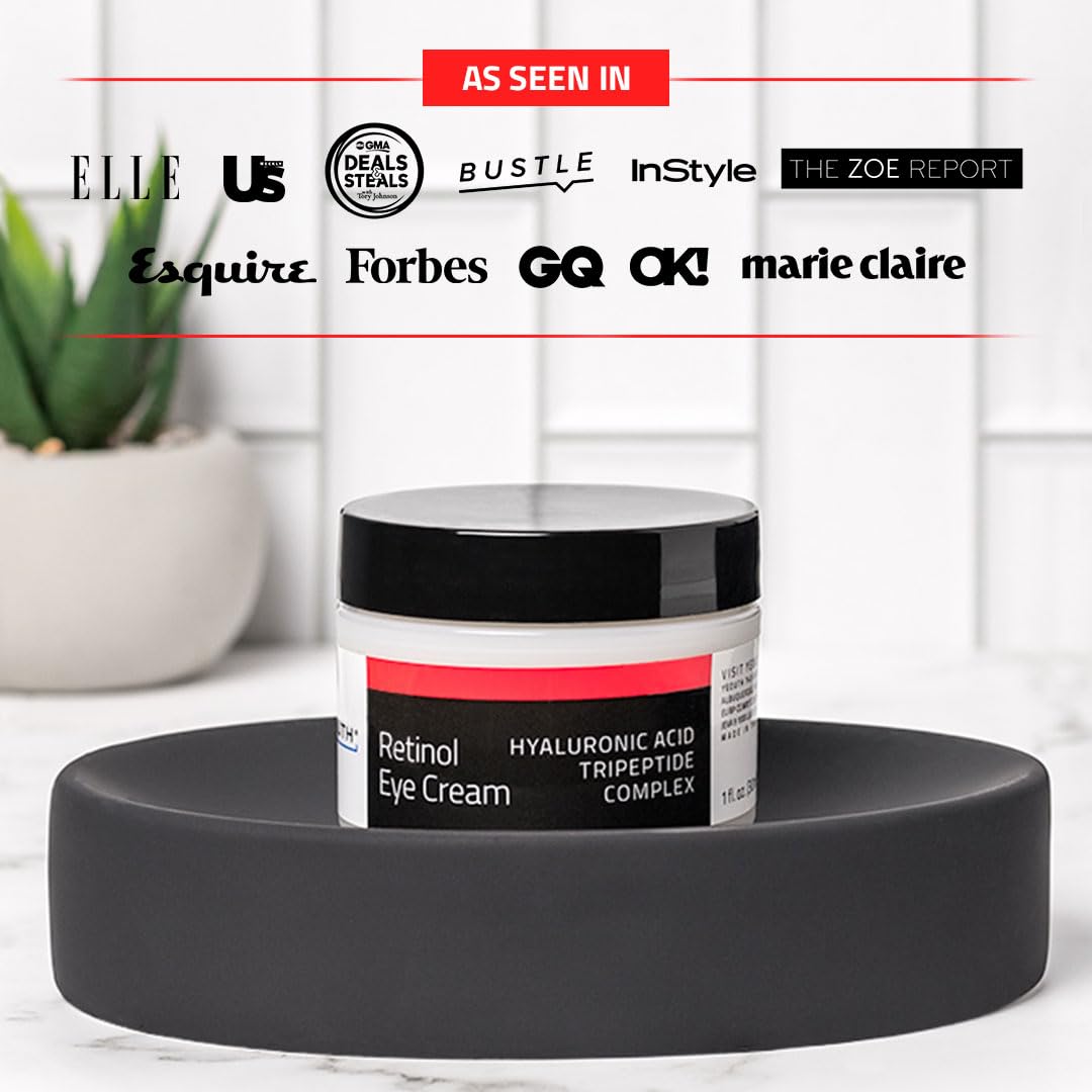 YEOUTH eye cream with hyaluronic acid delivers deep hydration around the eyes.