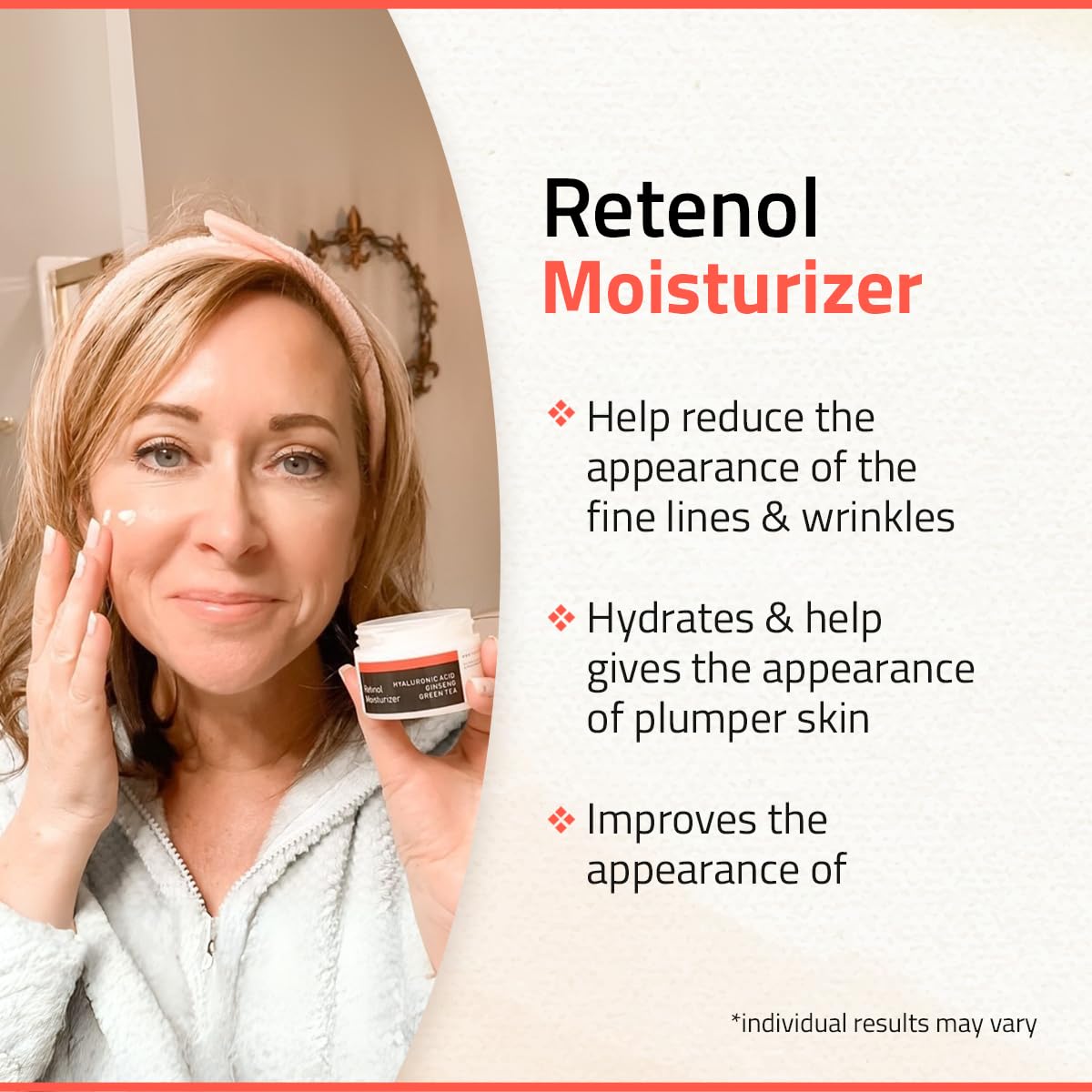 YEOUTH Retinol Face Moisturizer for all skin types nourishes with gentle night care.