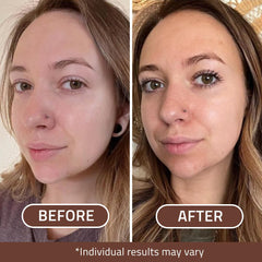 YEOUTH Face Tanning Drops being dispensed into hand for easy application.