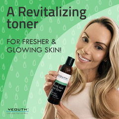 YEOUTH fragrance-free toner label – clean skincare for sensitive skin.