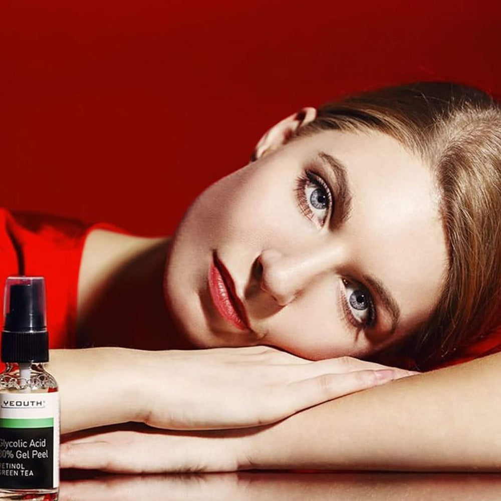 Close-up of glowing skin after use suggesting refreshed, even tone