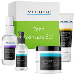 YEOUTH hyaluronic acid serum bottle for hydration and suppleness.