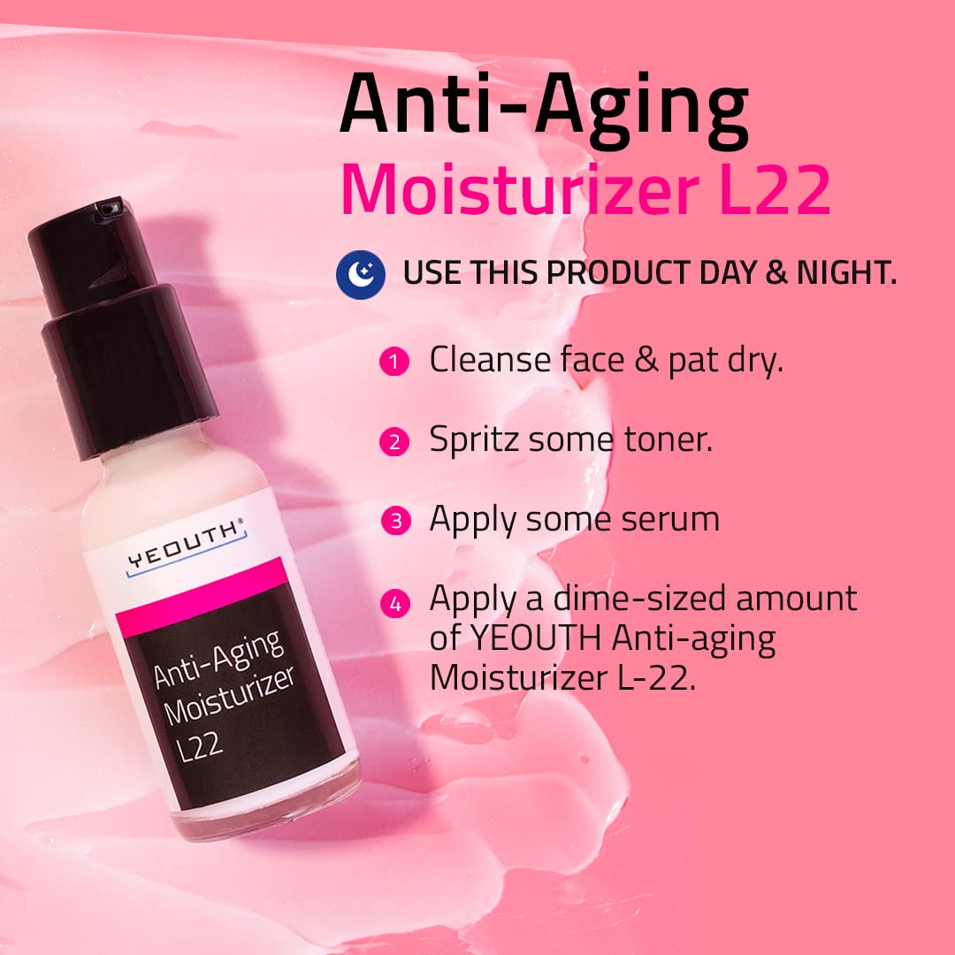 YEOUTH made-in-USA packaging signaling trusted skincare with quality ingredients.