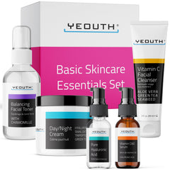 YEOUTH Vitamin C Cleanser bottle for refreshing cleanse and skin prep.