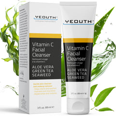 YEOUTH Vitamin C Cleanser bottle front view for a hydrating daily cleanse.