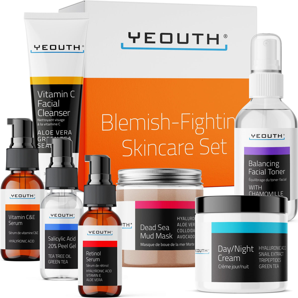 YEOUTH Vitamin C Cleanser bottle for gentle cleansing and refreshed pores.