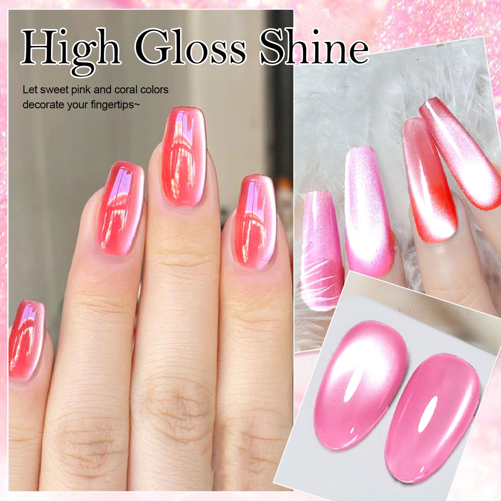 YEPYEPGO vibrant gel colors for long-lasting nail art without chips