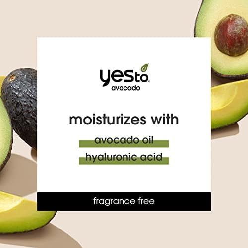 Yes To Avocado fragrance-free daily cream cleanser water-rinse demonstrates easy wash-off