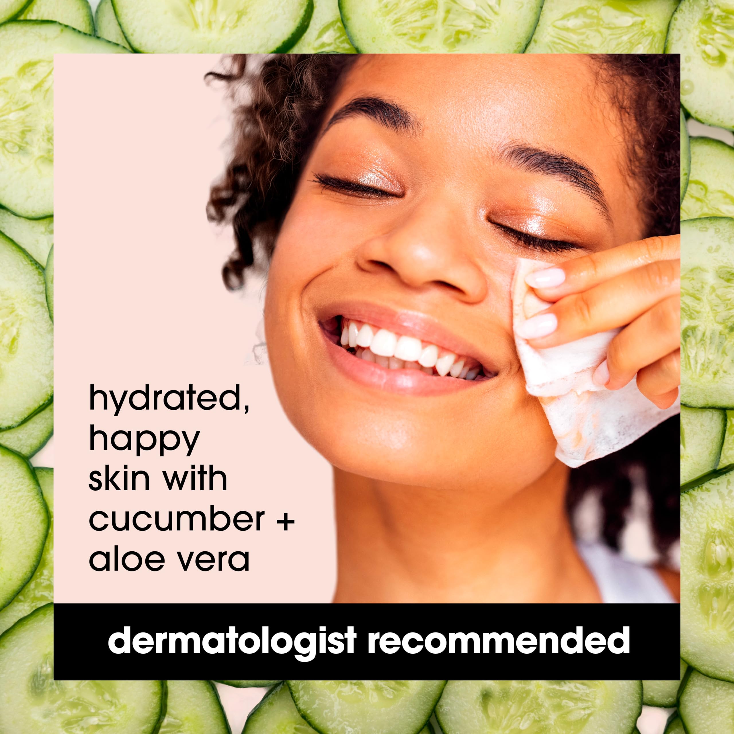 Yes To Cucumbers green tea soothing extract enhances calm skin.
