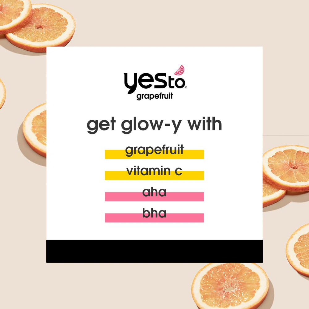 Yes To Grapefruit daily foaming cleanser Vitamin C boosts perceived brightness during routine