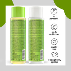 Packaging close-up of Yes To Tea Tree & Sage Oil Shampoo.
