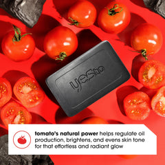 Yes To Tomatoes bar soap with sunflower oil for gentle hydration