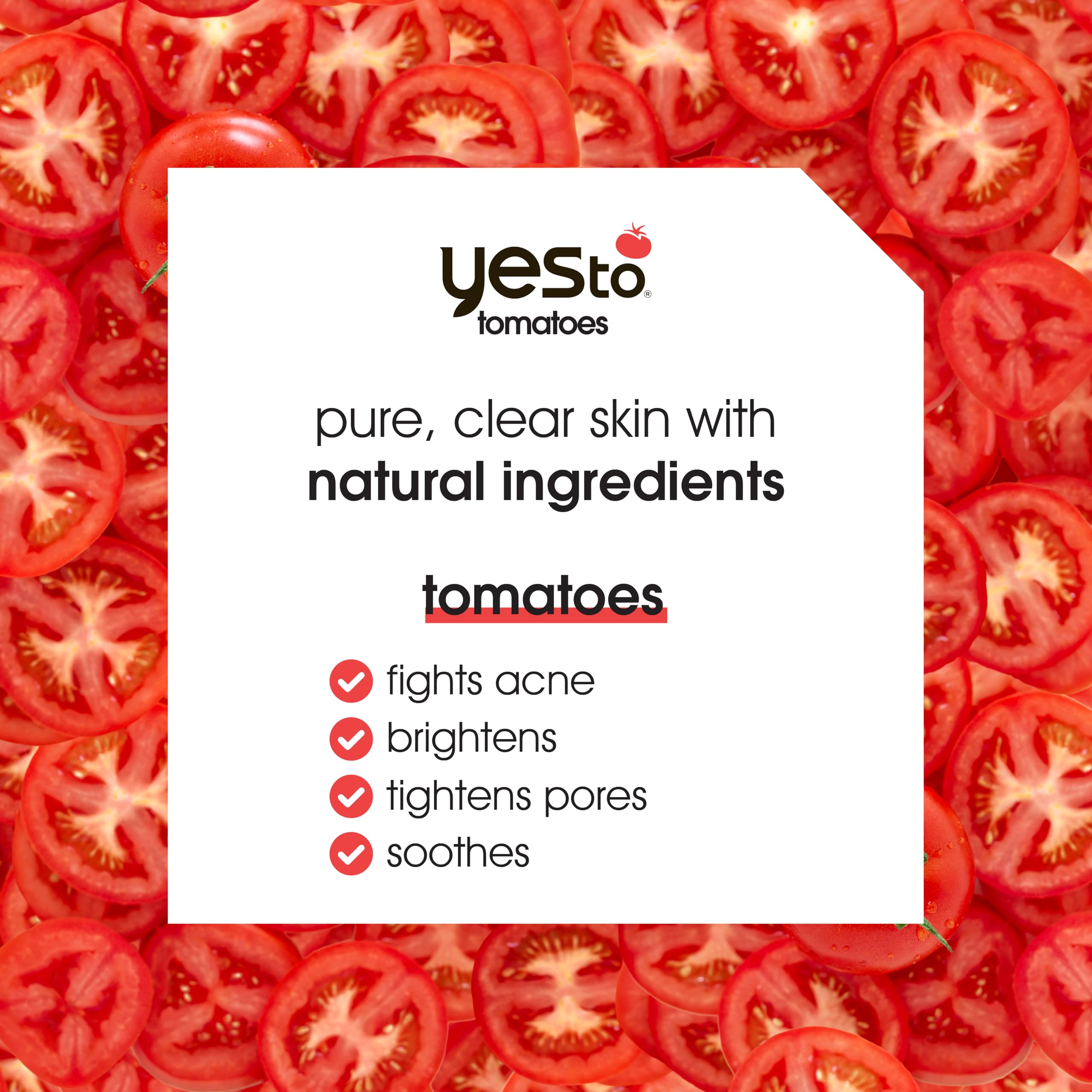 Yes To Tomatoes wipes on-the-go scene for quick blemish touchups and refreshing skin.