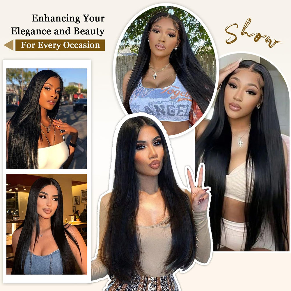 YesBase natural black Burmese bundle hair blends easily with your own color.