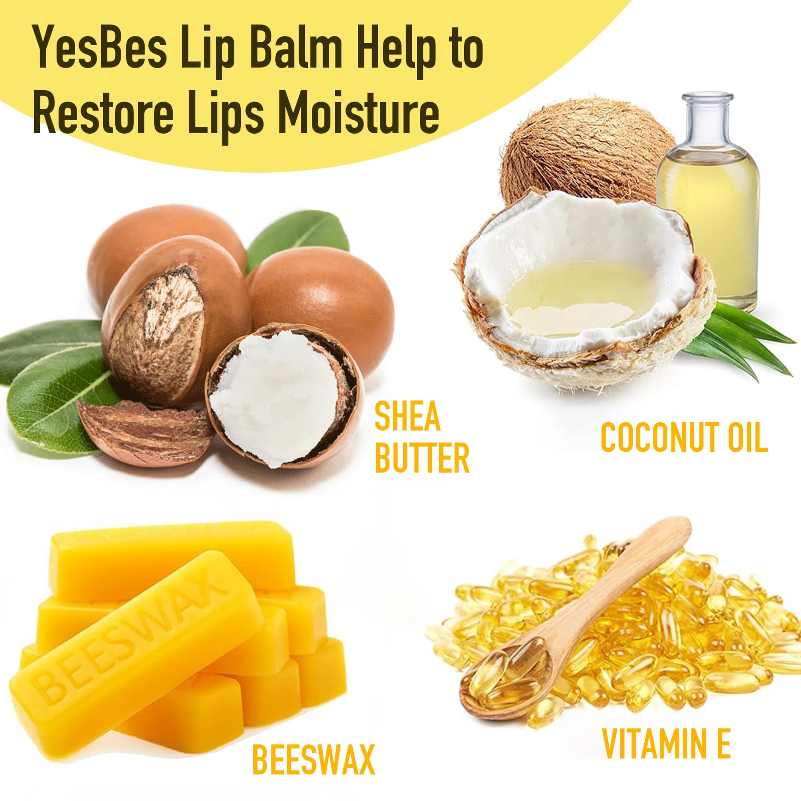 YesBes mint lip balm cools and protects lips during travel