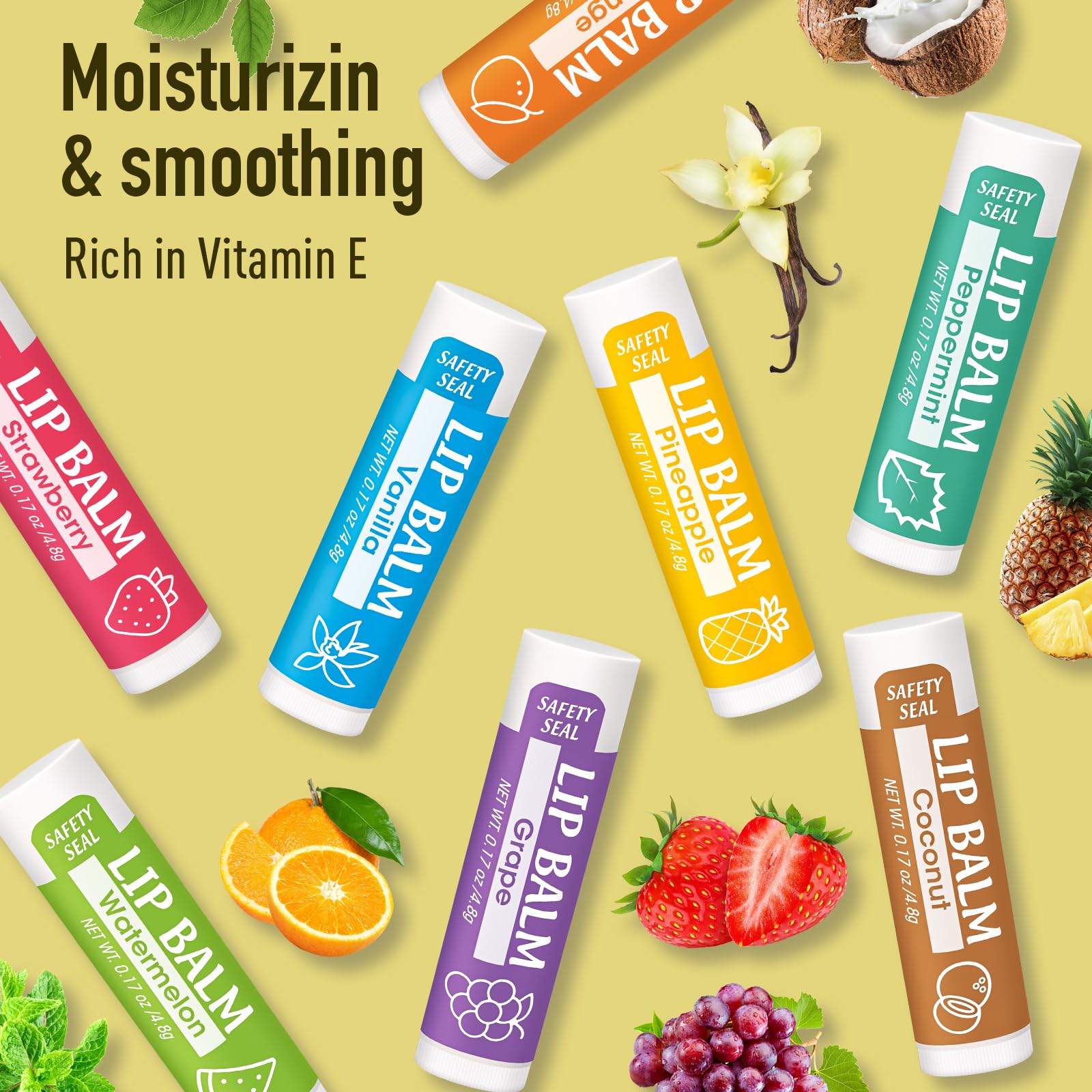 YesBes pineapple lip balm delivers tropical aroma and moisture