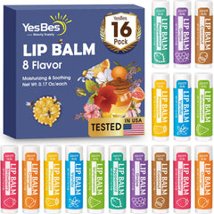 YesBes vanilla lip balm with moisturizing formula for dry lips