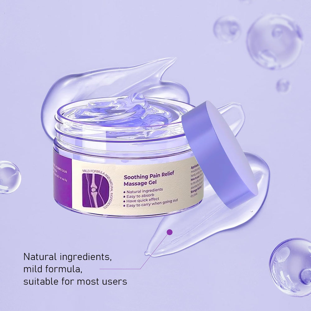 Yetary PurpleGel applied to skin supports versatile body use.