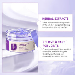 Yetary PurpleGel jar close-up highlights natural ingredients and quality.